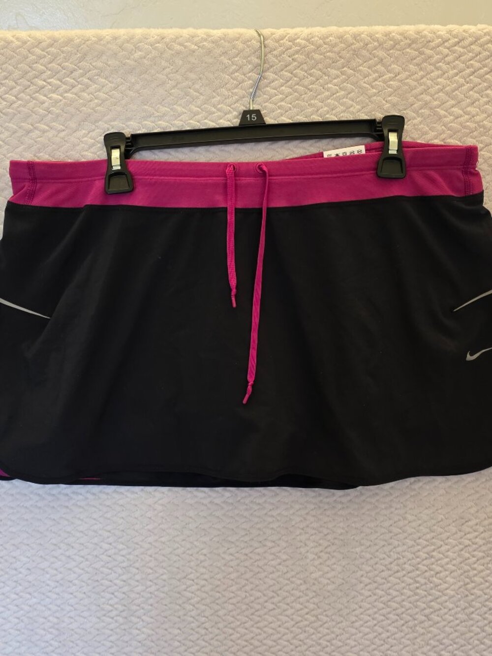 Nike Dri Fit Tennis/Golf/Pickleball Skirt Skort Black/Pink SizeXL